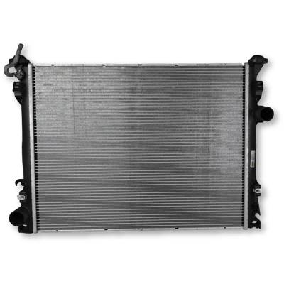 Rareelectrical - New Plastic Tank Radiator Compatible With Chrysler Dodge Challenger R/T Scat Pack 8 Cyl 6.4L - Image 1