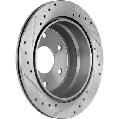 Rareelectrical - New Performance Brake Disc Compatible With Gmc Sierra 1500 Slt 8 Cyl 6.0L Sierra 1500 Ht 6 Cyl 4.3L - Image 5