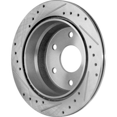Rareelectrical - New Performance Brake Disc Compatible With Gmc Safari Base 6 Cyl 4.3L Sierra 1500 Slt 8 Cyl 4.8L - Image 3