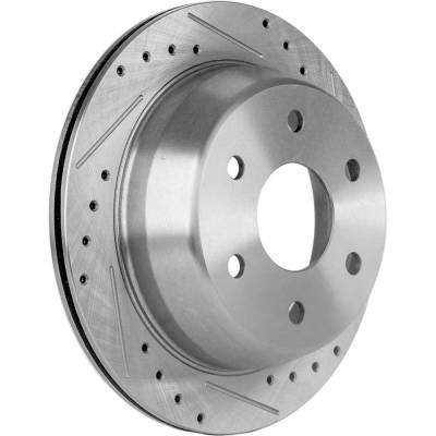 New Performance Brake Disc Compatible With Gmc Sierra 1500 Ht 8 Cyl 4.8L Yukon Slt 8 Cyl 5.3L Safari