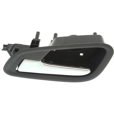 Rareelectrical - Left Rear Interior Door Handle Compatible With 2015-2020 Chevrolet Colorado Chrome Lever With Black - Image 5
