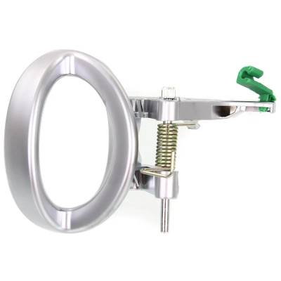 Left Front Interior Door Handle Compatible With 2007-2011 Dodge Nitro Chrome Without Key Hole