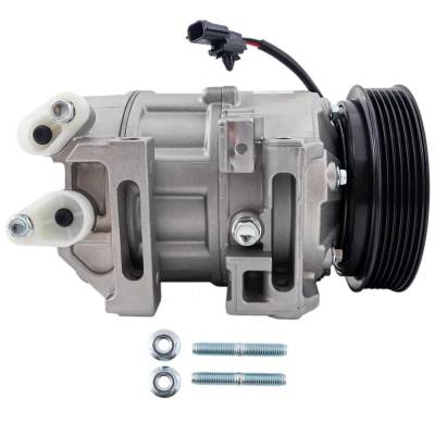 Rareelectrical - OEM Grade 6-Groove Pulley A/C Compressor Compatible With Nissan Altima Sl 4 Cyl 2.5L Sentra Se-R 4 - Image 1