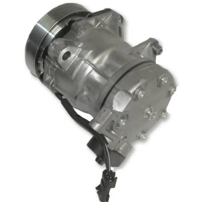 New 6-Groove Pulley A/C Compressor Compatible With Dodge Dakota Base 8 Cyl 4.7L Ram 1500 Laramie 8