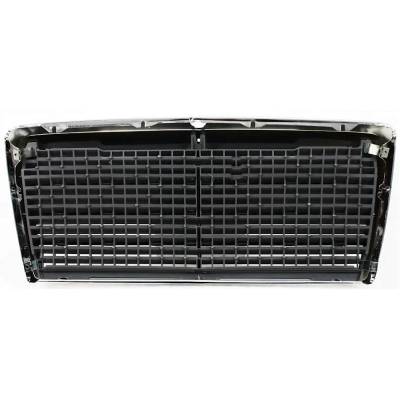 Rareelectrical - New Grille Assembly Compatible With Mercedes Benz 300E 2.8 6 Cyl 2.8L 400E Base 8 Cyl 4.2L 300D 2.5 - Image 4