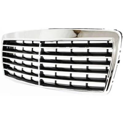 Rareelectrical - New Grille Assembly Compatible With Mercedes Benz E420 Base 8 Cyl 4.2L E320 4Matic 6 Cyl 3.2L E55 - Image 2