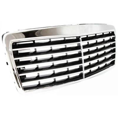 Rareelectrical - New Grille Assembly Compatible With Mercedes Benz E300 Base 6 Cyl 3.0L E320 Base 6 Cyl 3.2L E320 - Image 3