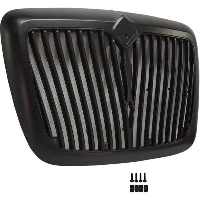 Rareelectrical - New Vertical Bar Grille Assembly Compatible With International Prostar Pro La687 6 Cyl 12.4L Prostar - Image 2