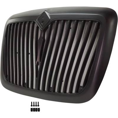Rareelectrical - New Vertical Bar Grille Assembly Compatible With International Prostar Pro La687 6 Cyl 12.4L Prostar - Image 3