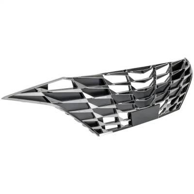 RAREELECTRICAL - New Dark Gray Grille Assembly Compatible With Hyundai Elantra Ultimate Hybrid 4 Cyl 1.6L Elantra Se - Image 3