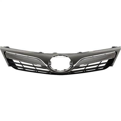 Rareelectrical - New Painted Black Grille Assembly Compatible With Toyota Camry Le 4 Cyl 2.5L Camry Xle 4 Cyl 2.5L - Image 1