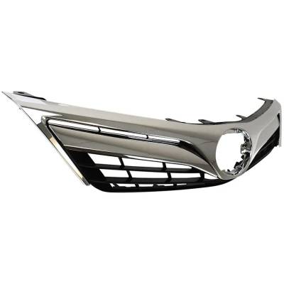 Rareelectrical - New Painted Black Grille Assembly Compatible With Toyota Camry Le 4 Cyl 2.5L Camry Xle 4 Cyl 2.5L - Image 3