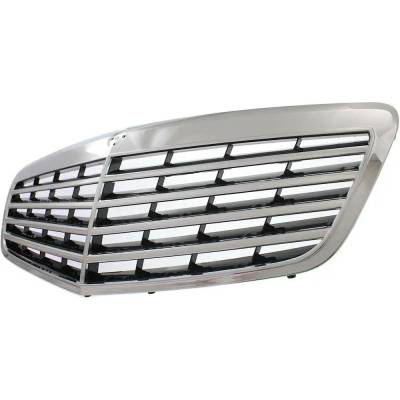 RAREELECTRICAL - New Chrome Shell Grille Assembly Compatible With Mercedes Benz S63 Amg Base 8 Cyl 5.5L S63 Amg Base - Image 2