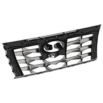 Rareelectrical - New OEM Replacement Smoke Black Grille Assembly Compatible With Hyundai Tucson Limited 4 Cyl 2.5L - Image 6