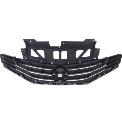 Rareelectrical - New Gray Grille Assembly Compatible With Nissan Versa Note S 4 Cyl 1.6L Versa Note Sl 4 Cyl 1.6L - Image 5