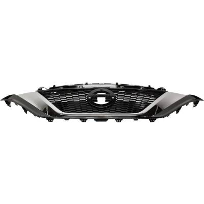 Rareelectrical - New Painted Black Grille Assembly Compatible With Nissan Versa Note S 4 Cyl 1.6L Versa Note Sl 4 Cyl - Image 6