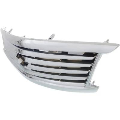Rareelectrical - New Upper Grille Assembly Compatible With Infiniti G25 Base 6 Cyl 2.5L G37 X 6 Cyl 3.7L G37 Base 6 - Image 2