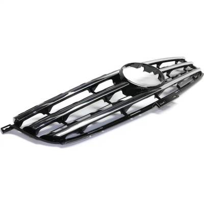 Rareelectrical - New Painted Black Grille Assembly Compatible With Mercedes Benz Ml350 Base 6 Cyl 3.5L Ml550 4Matic 8 - Image 3