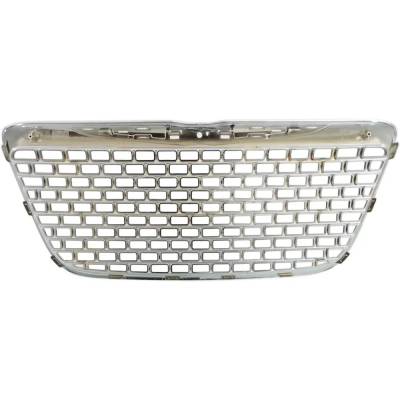 Rareelectrical - New Painted Black Grille Assembly Compatible With Chrysler 300 Srt8 8 Cyl 6.4L 300 C 8 Cyl 5.7L 300 - Image 5