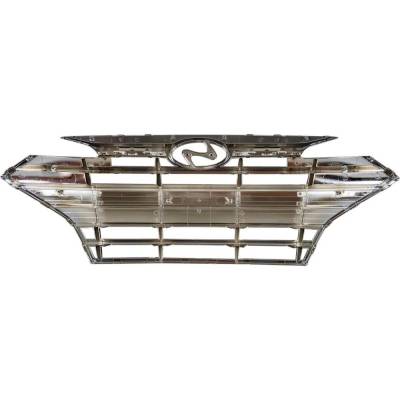 RAREELECTRICAL - New Black Shell Grille Assembly Compatible With Hyundai Elantra Preferred 4 Cyl 2.0L Elantra Eco 4 - Image 4