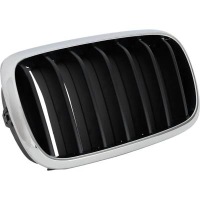 Rareelectrical - New Textured Black Grille Assembly Compatible With Bmw X5 Xdrive50i 8 Cyl 4.4L X5 Xdrive35i 6 Cyl - Image 3