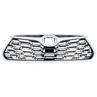 Rareelectrical - New Black Shell Grille Assembly Compatible With Toyota Highlander L 6 Cyl 3.5L Highlander Xle 6 Cyl - Image 2