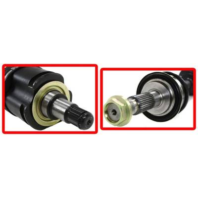 Rareelectrical - New Front Axle Assembly Compatible With Toyota Tacoma Sr5 4 Cyl 2.7L Tacoma Base 4 Cyl 2.4L Tacoma - Image 5
