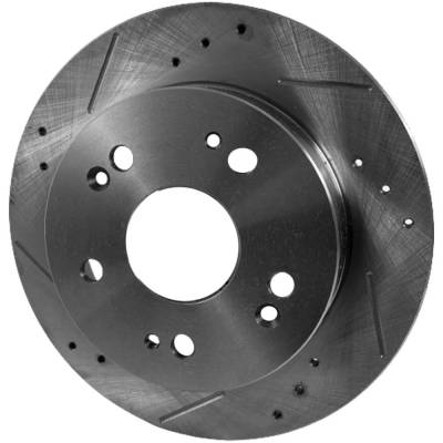 New Solid Brake Disc Compatible With Acura Honda Civic Si 4 Cyl 2.0L Prelude Type Sh 4 Cyl 2.2L
