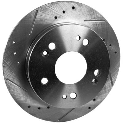 Rareelectrical - New Solid Brake Disc Compatible With Acura Honda Csx Touring 4 Cyl 2.0L Civic Si 4 Cyl 2.4L Ilx Base - Image 2
