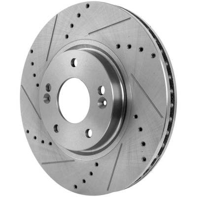 Rareelectrical - Vented Brake Disc Compatible With Hyundai Kia Sonata Limited 4 Cyl 2.0L Sonata 2.0T Limited 4 Cyl - Image 3