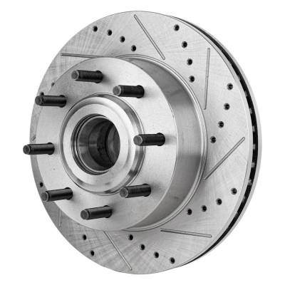 Rareelectrical - Performance Rotor Brake Disc Compatible With Ford F-250 Super Duty Xl 8 Cyl 6.2L F-250 Super Duty - Image 6