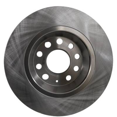 Rareelectrical - New Solid Brake Disc Compatible With Audi Volkswagen Cc Highline 4 Cyl 2.0L Cc Trend 4 Cyl 2.0L - Image 4