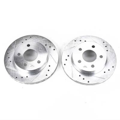 Rareelectrical - New Vented Brake Disc Compatible With Ford Lincoln Mercury Cougar Xr-7 6 Cyl 3.8L Thunderbird Super - Image 2