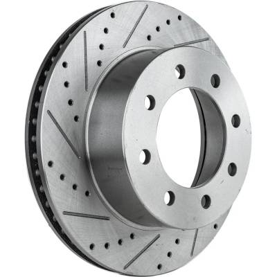 Rareelectrical - New Performance Rotor Brake Disc Compatible With Dodge Ram 3500 Sport 6 Cyl 6.7L Ram 2500 St 10 Cyl - Image 2