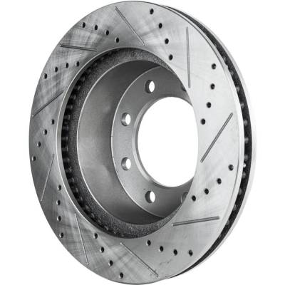 Rareelectrical - New Performance Rotor Brake Disc Compatible With Dodge Ram 3500 Sport 6 Cyl 6.7L Ram 2500 St 10 Cyl - Image 4