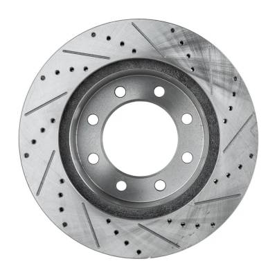 Rareelectrical - New Performance Rotor Brake Disc Compatible With Dodge Ram 3500 Sxt 8 Cyl 5.7L Ram 1500 Laramie 8 - Image 5