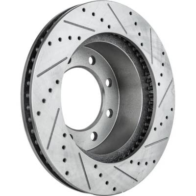 Rareelectrical - New Performance Rotor Brake Disc Compatible With Dodge Ram 3500 Sxt 8 Cyl 5.7L Ram 1500 Laramie 8 - Image 6