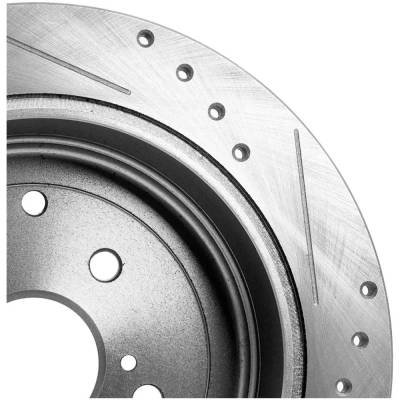 Rareelectrical - New Solid Brake Disc Compatible With Lexus Toyota Sienna Base 4 Cyl 2.7L Sienna Base 6 Cyl 3.5L - Image 7