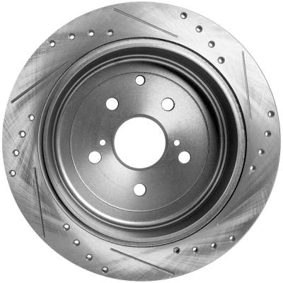 Rareelectrical - New Solid Brake Disc Compatible With Lexus Toyota Highlander Hybrid Limited 6 Cyl 3.5L Highlander - Image 4