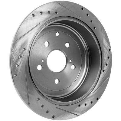 Rareelectrical - New Solid Brake Disc Compatible With Lexus Toyota Highlander Hybrid Limited 6 Cyl 3.5L Highlander - Image 5