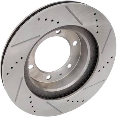 Rareelectrical - New Vented Brake Disc Compatible With Toyota Fj Cruiser Trd Special Edition 6 Cyl 4.0L Tacoma Sr5 6 - Image 2