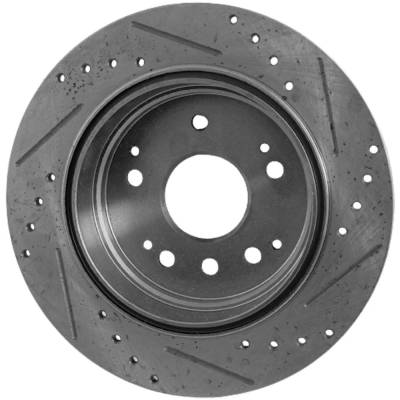 Rareelectrical - New Solid Brake Disc Compatible With Acura Honda Element Sc 4 Cyl 2.4L Element Lx 4 Cyl 2.4L Tl Base - Image 2