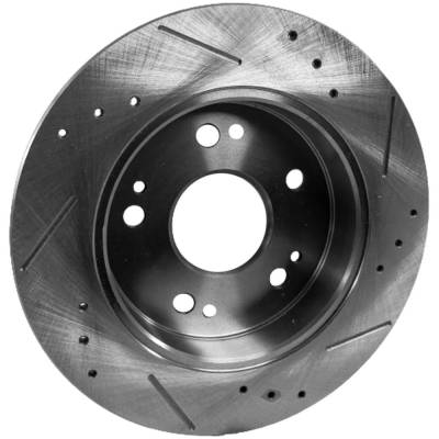 Rareelectrical - New Solid Brake Disc Compatible With Acura Honda Csx Type-S 4 Cyl 2.0L Csx Technology 4 Cyl 2.0L Csx - Image 4