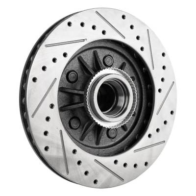 Rareelectrical - Vented Brake Disc Compatible With Ford Lincoln Navigator Base 8 Cyl 5.4L 2000-2002 Rwd, 14Mm Studs, - Image 5