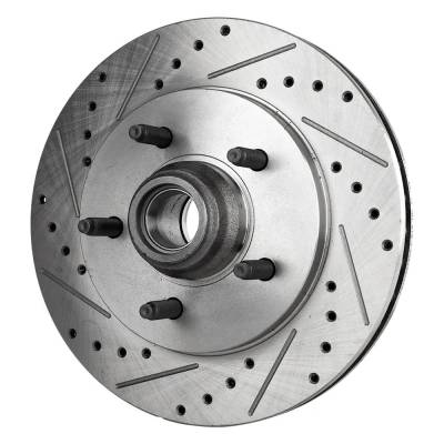 Rareelectrical - Vented Brake Disc Compatible With Ford Lincoln Navigator Base 8 Cyl 5.4L 2000-2002 Rwd, 14Mm Studs, - Image 6
