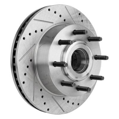 New Vented Brake Disc Compatible With Ford F-250 Super Duty Xlt 8 Cyl 6.2L F-350 Super Duty Xl 8 Cyl