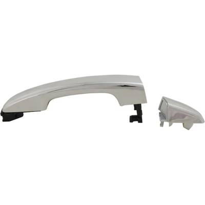 Rareelectrical - Front Right (Passenger Side) Exterior Door Handle Compatible With 2015-2019 Hyundai Sonata Chrome - Image 6