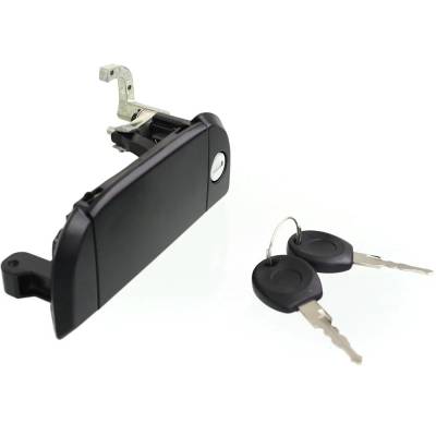 Rareelectrical - Left Front Exterior Door Handle Compatible With 1992-2003 Volkswagen Eurovan Smooth Black With Key - Image 3