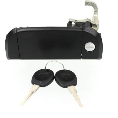 Front Left (Driver Side) Exterior Door Handle Fits 1992-2003 Volkswagen Eurovan Smooth Black With