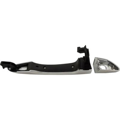Rareelectrical - Left Front Exterior Door Handle Compatible With 2016-2021 Hyundai Tucson Chrome With Key Hole - Image 5